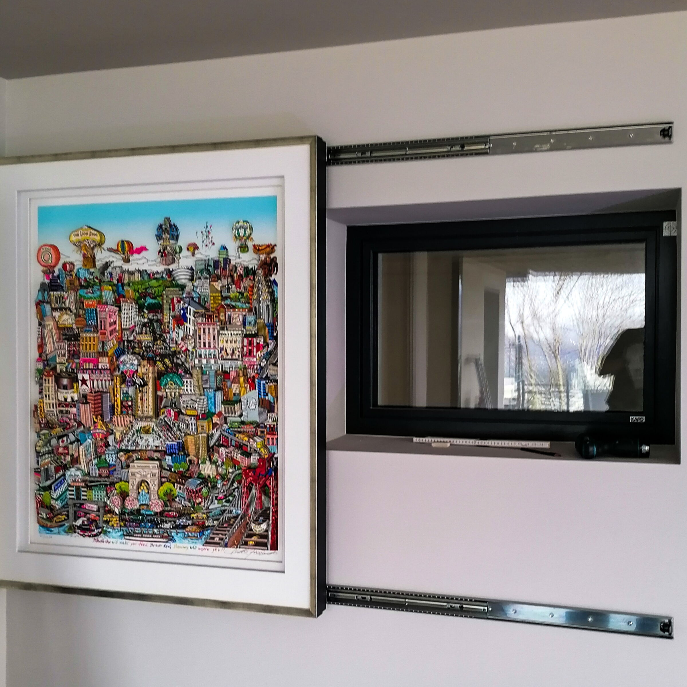 Kundenprojekt: Flexible Bildaufhängung mit Schienensystem