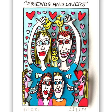James Rizzi | FRIENDS AND LOVERS